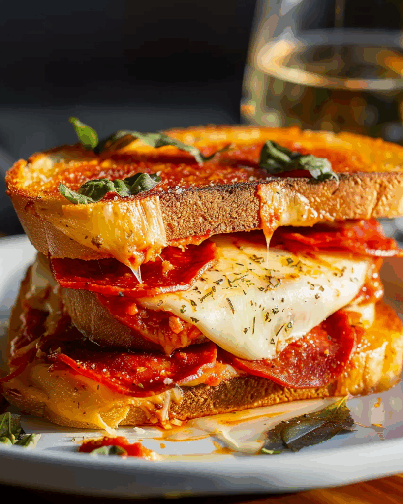 Pepperoni Pizza Grilled Cheese 4 Pepperoni Pizza Grilled Cheese