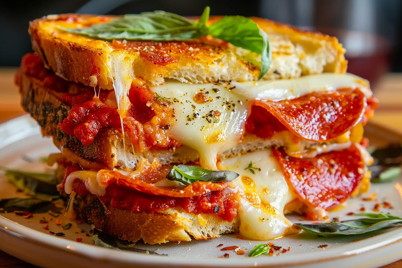 Pepperoni Pizza Grilled Cheese