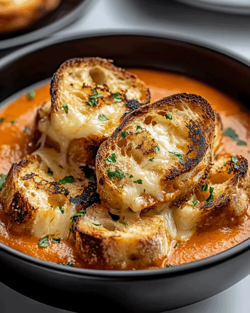 Chipotle Tomato Soup with Smoked Cheddar Pull Apart Bread 4 Chipotle Tomato Soup with Smoked Cheddar Pull Apart Bread