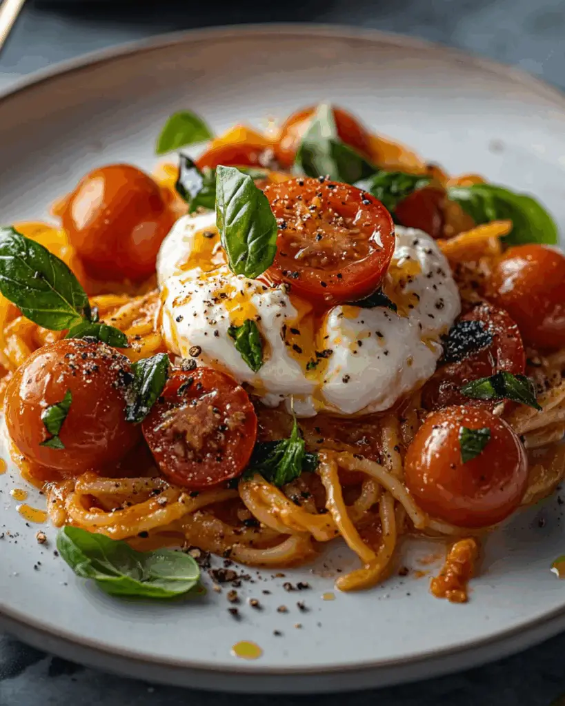 Burst Tomato Burrata Pasta 4 Burst Tomato Burrata Pasta