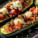 Bruschetta Quinoa Zucchini Boats 5 Bruschetta Quinoa Zucchini Boats