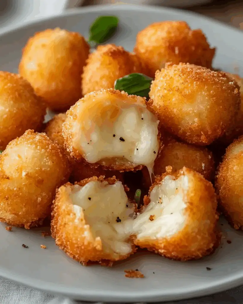 Mozzarella Fried Cheese Bites 4 Mozzarella Fried Cheese Bites