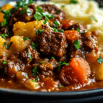 Slow Cooker Beef and Chorizo Casserole 5 Slow Cooker Beef and Chorizo Casserole