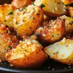 Garlic Parmesan Roasted Potatoes 5 Garlic Parmesan Roasted Potatoes