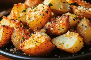 Garlic Parmesan Roasted Potatoes