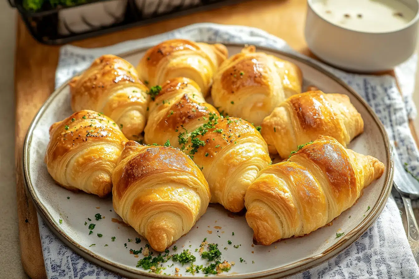 Fluffy Breakfast Crescent Rolls
