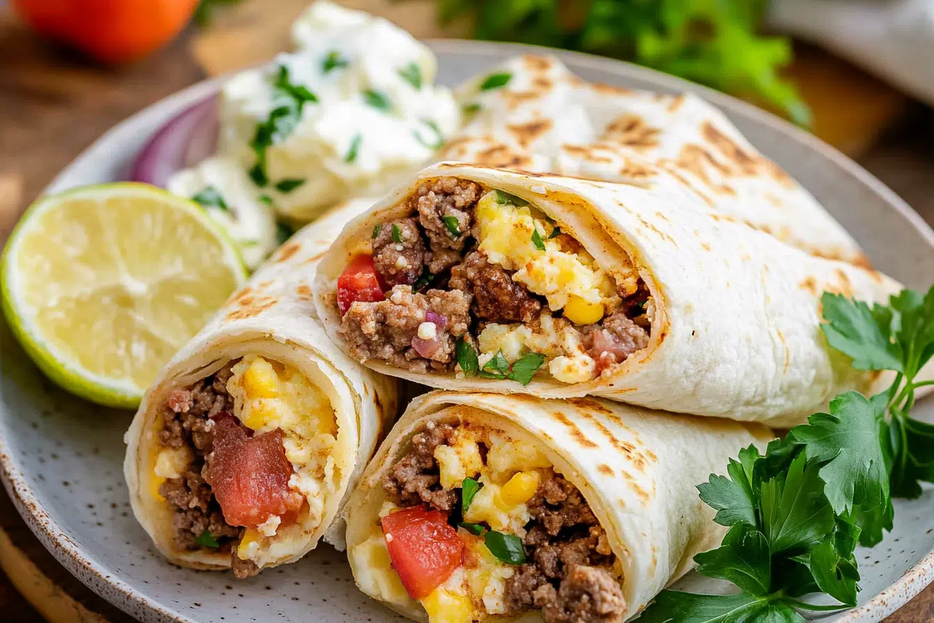 Breakfast Burrito Meal Prep
