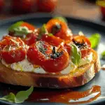 Ricotta Bruschetta with Roasted Tomatoes 5 Ricotta Bruschetta with Roasted Tomatoes