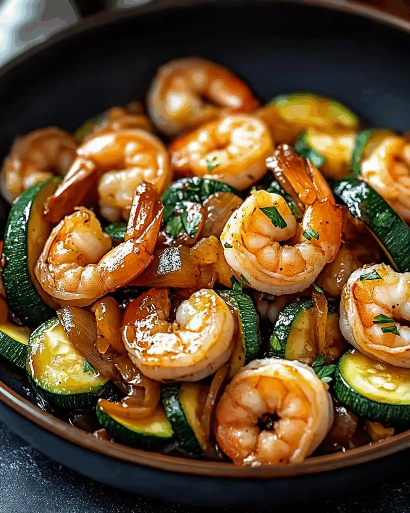 Shrimp and Zucchini Stir Fry with Homemade Teriyaki 4 Shrimp and Zucchini Stir Fry with Homemade Teriyaki