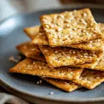 Homemade Sesame Crackers 5 Homemade Sesame Crackers