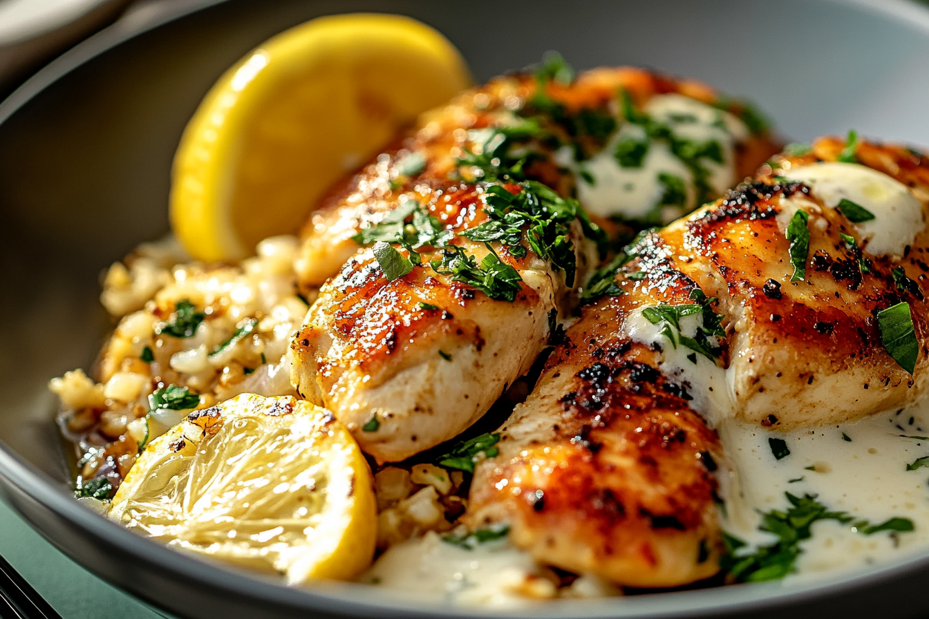 Lebanese Lemon Garlic Chicken