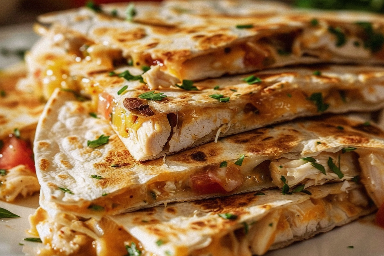 Chicken Ranch Quesadillas
