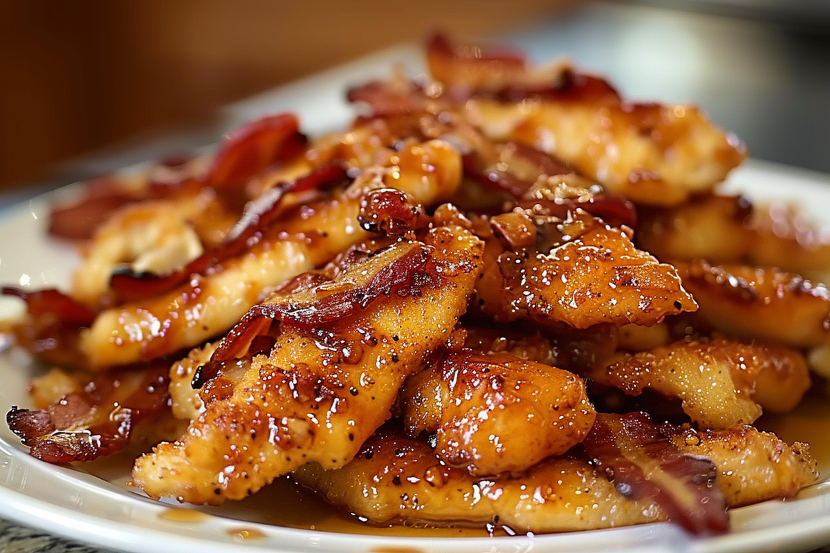 Bacon Brown Sugar Chicken Tenders