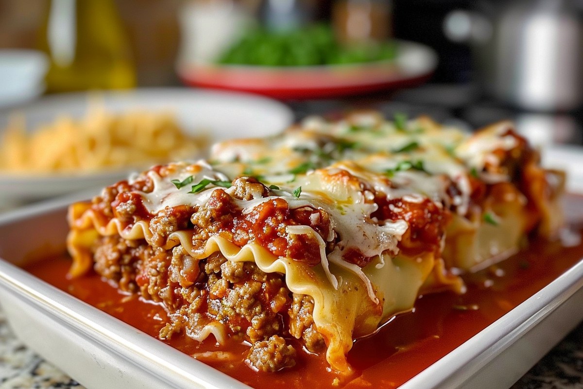 Meatball Lasagna Roll-Ups