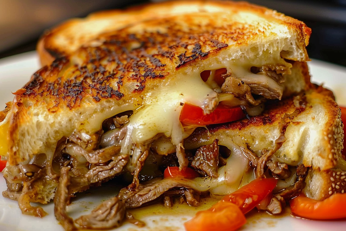 Philly Steakhouse Grilled Cheese