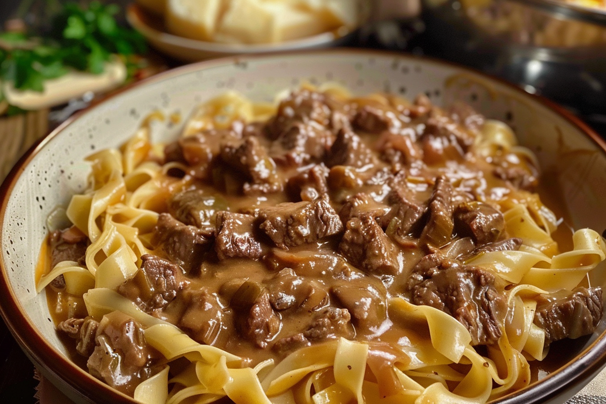 Beef Stroganoff