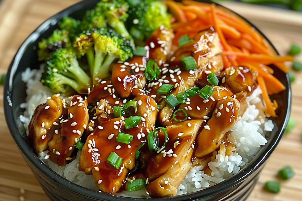 Teriyaki Chicken Bowl with Broccoli