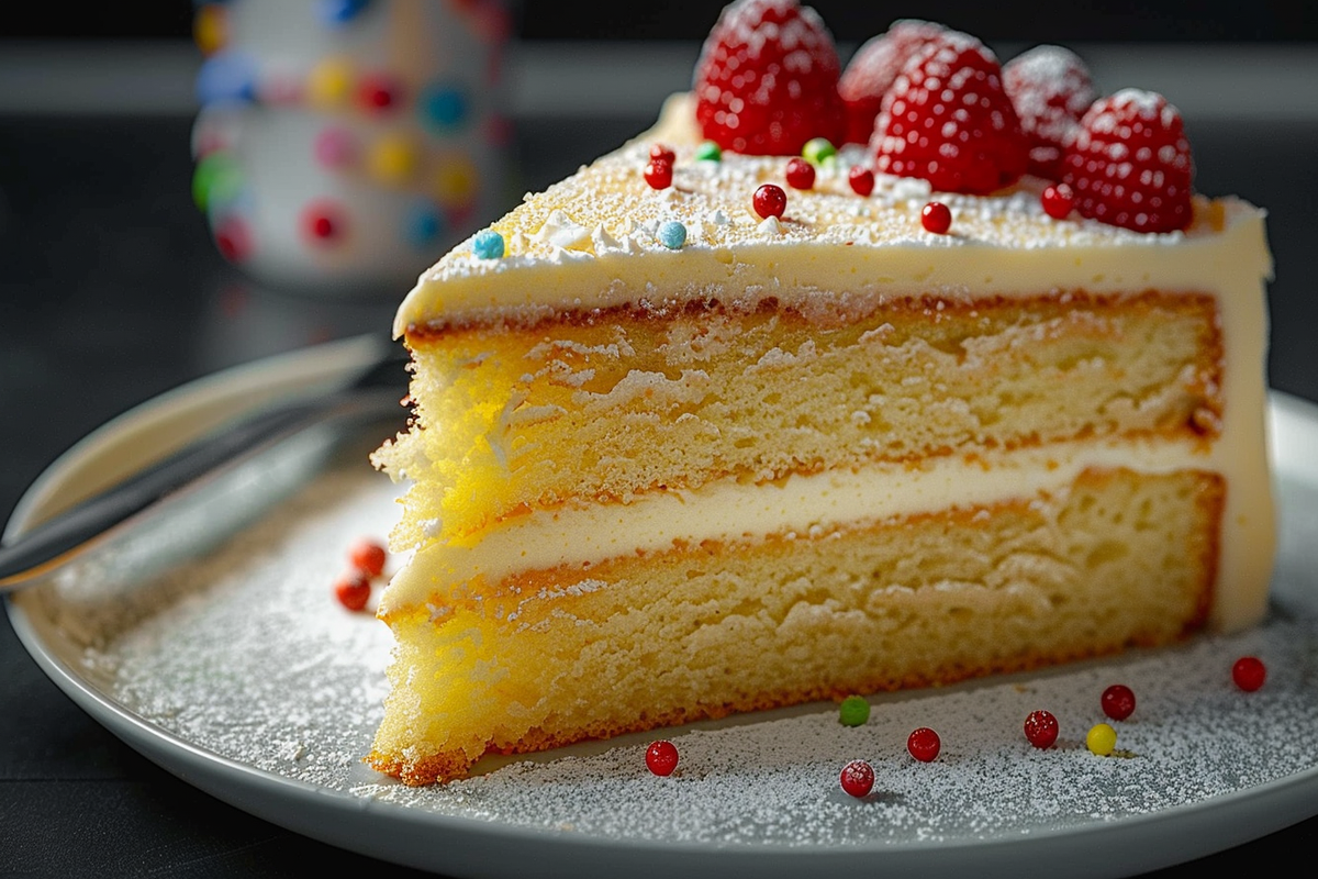 Oil-Based Vanilla Cake