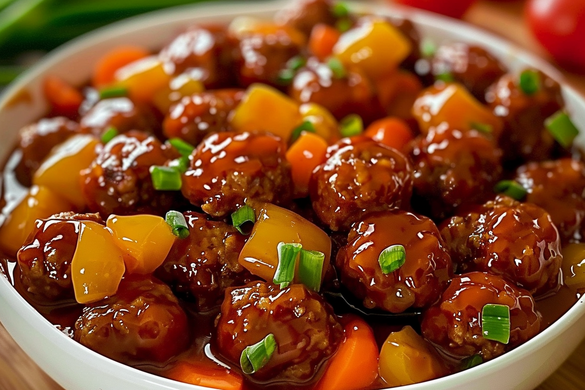 Sweet and Sour Meatballs