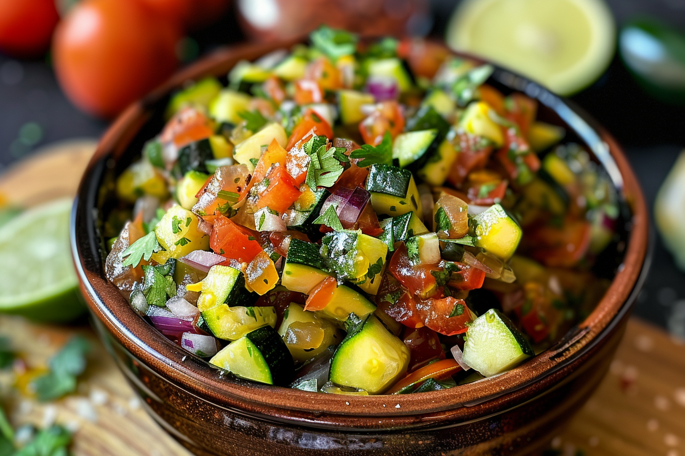 Sweet Smokey Zucchini Salsa