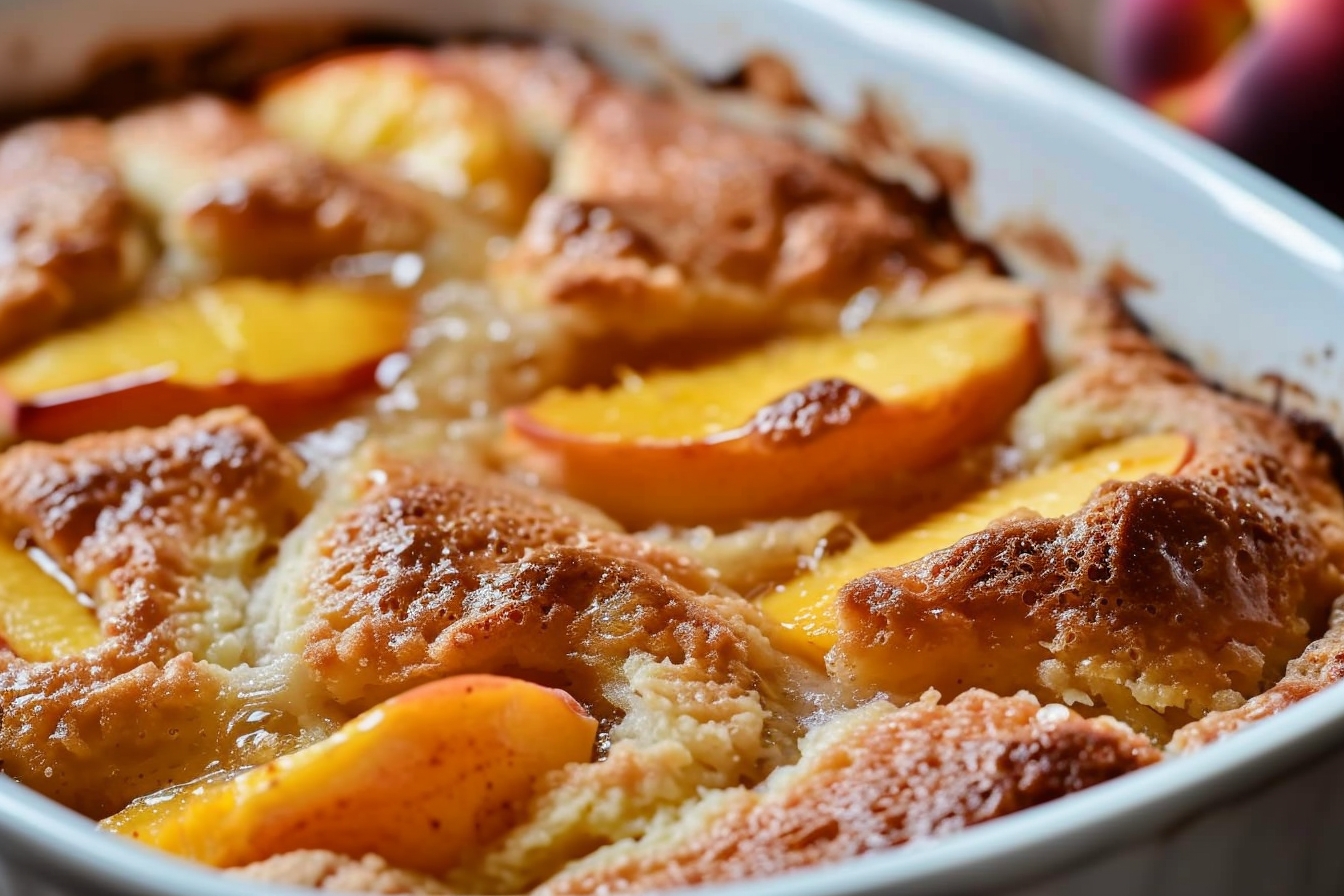 Peach Dump Cake