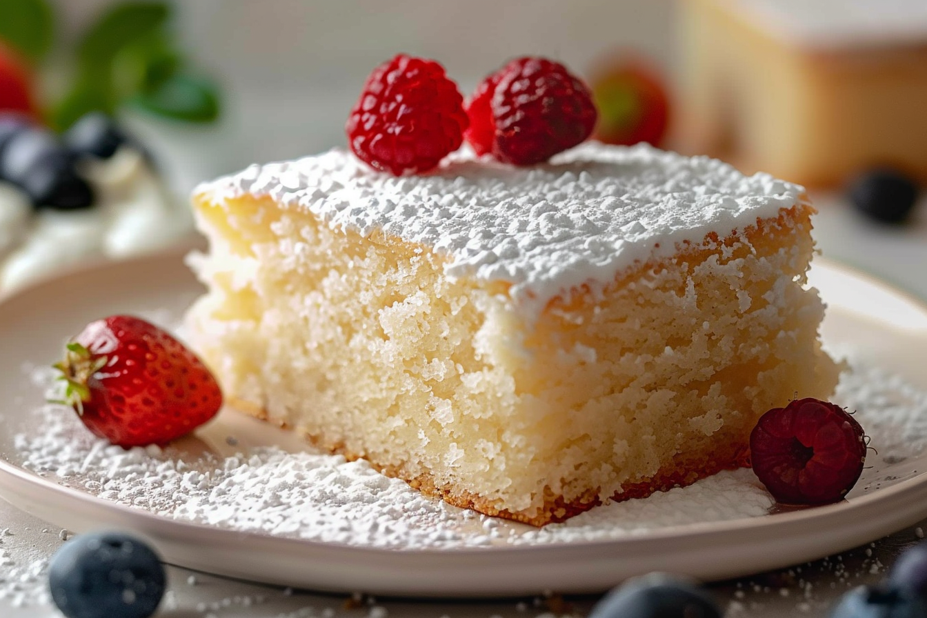 White Snack Cake