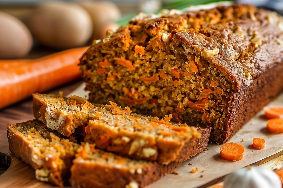 Moist Carrot Bread