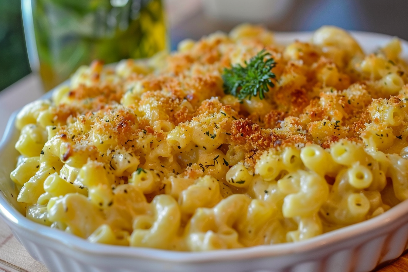 Dill Pickle Lover’s Crock Pot Mac & Cheese