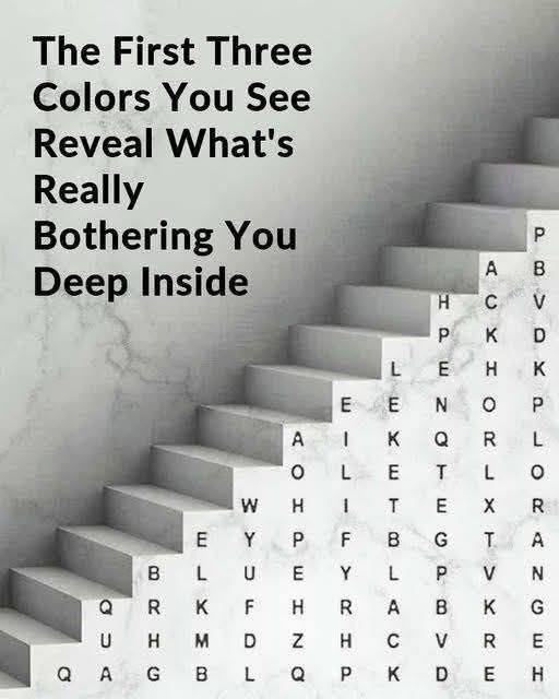 The First Three Colors You See Reveal What's Really Bothering You Deep Inside