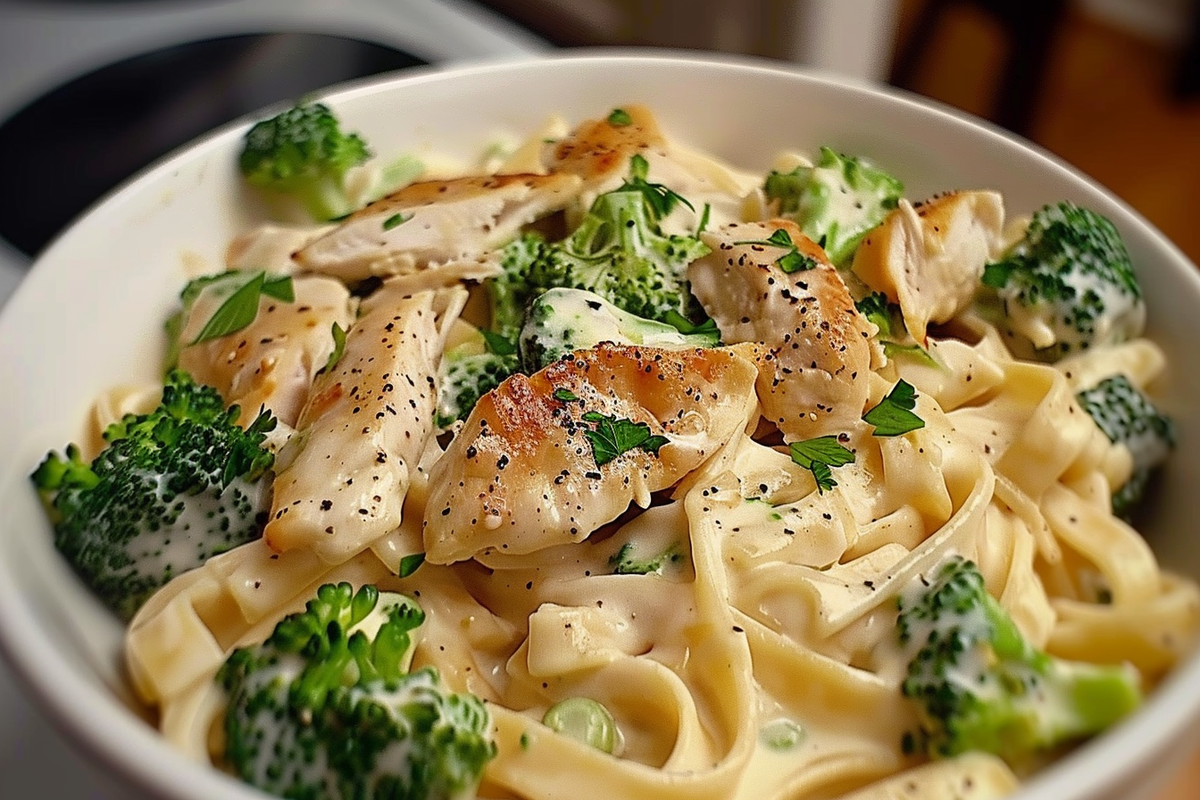 Ultimate Creamy Chicken Broccoli Alfredo