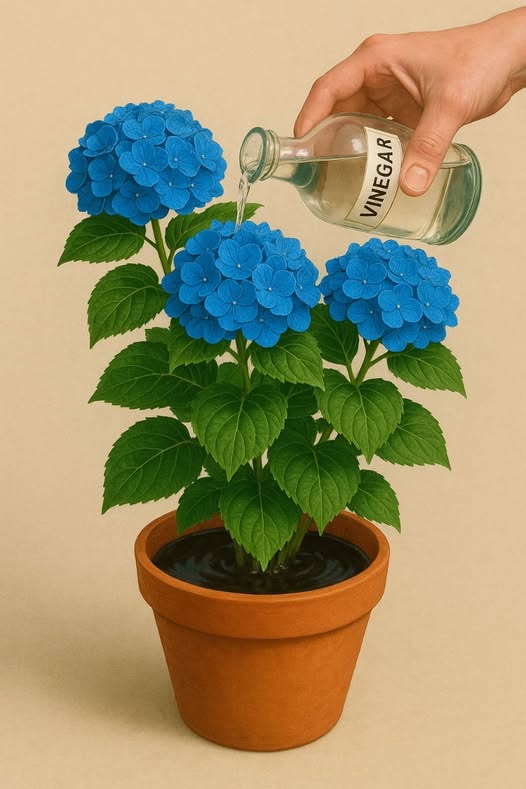 Vinegar Makes Hydrangeas Bloom And Bluer