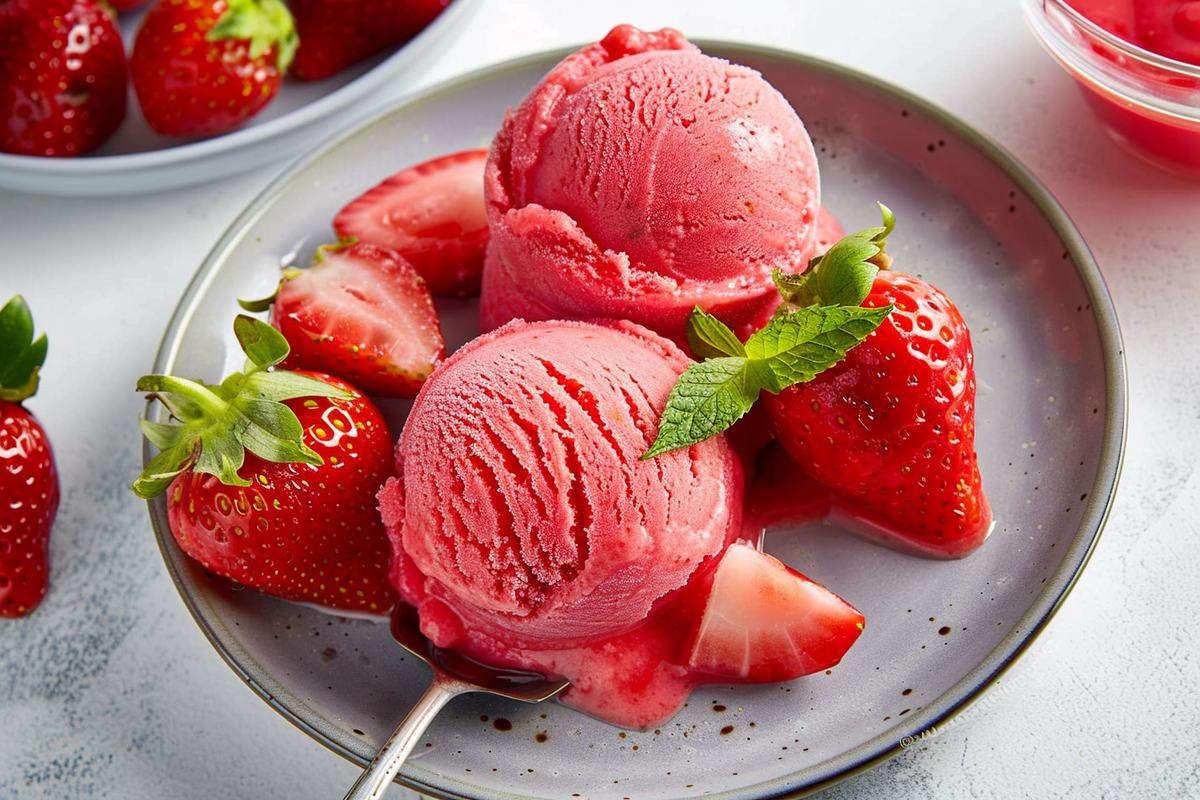 Strawberry Sorbet