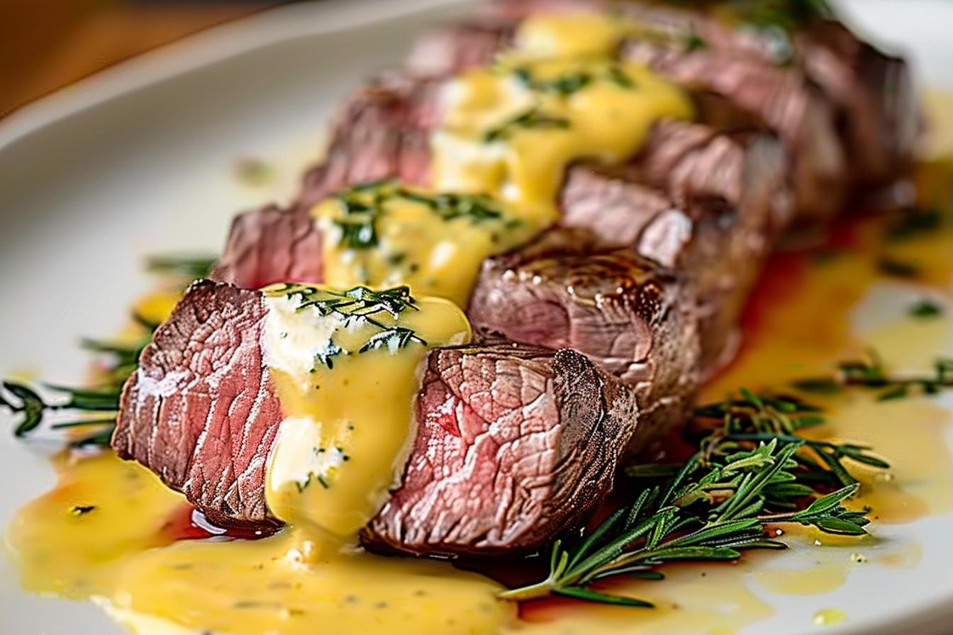 Beef Tenderloin with Bearnaise Sauce