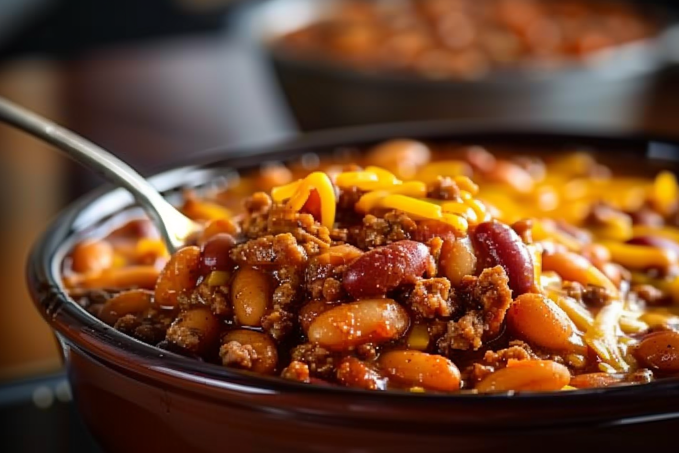 Baked Beans & Ground Beef Casserole