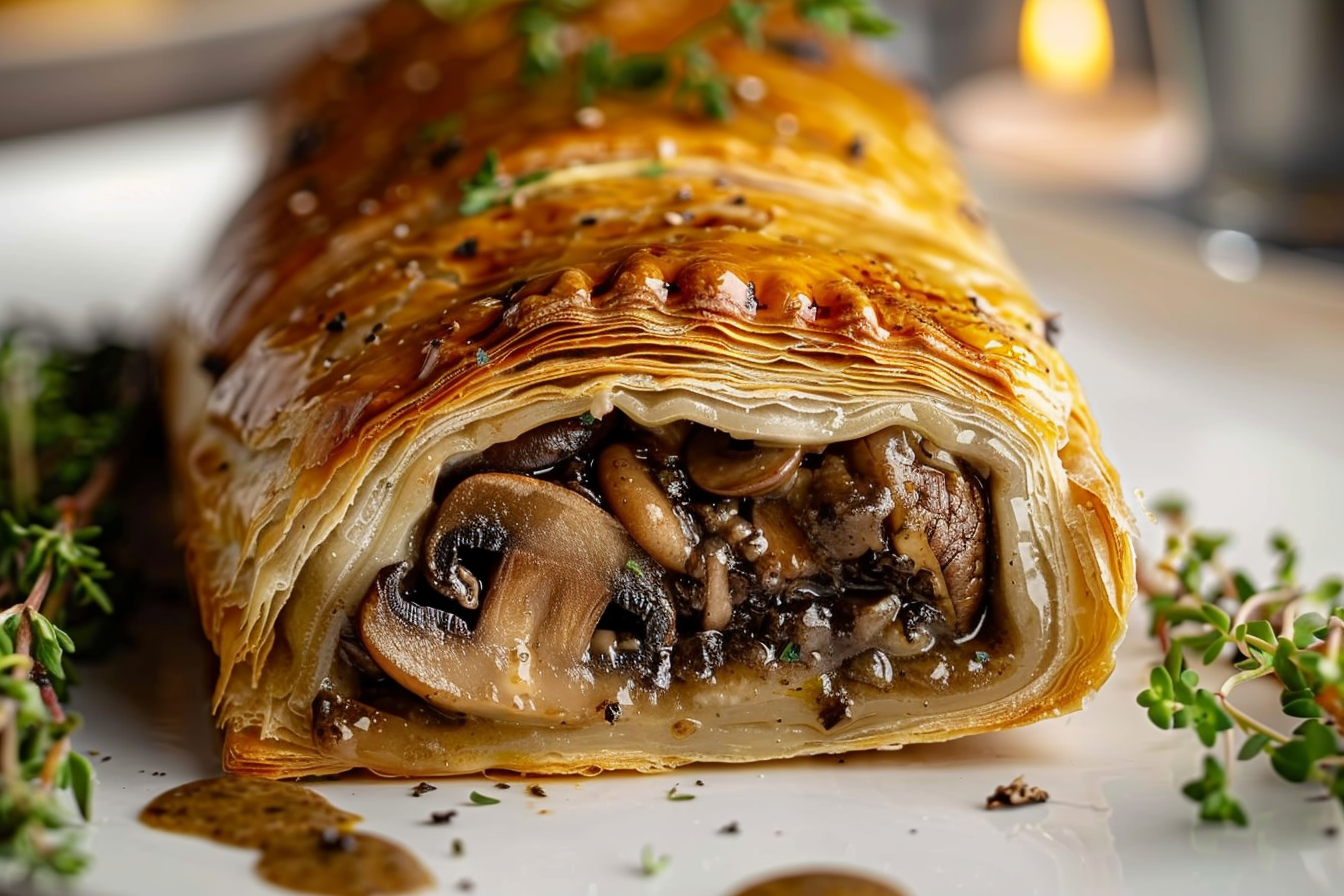 Savory Mushroom & Truffle Wellington