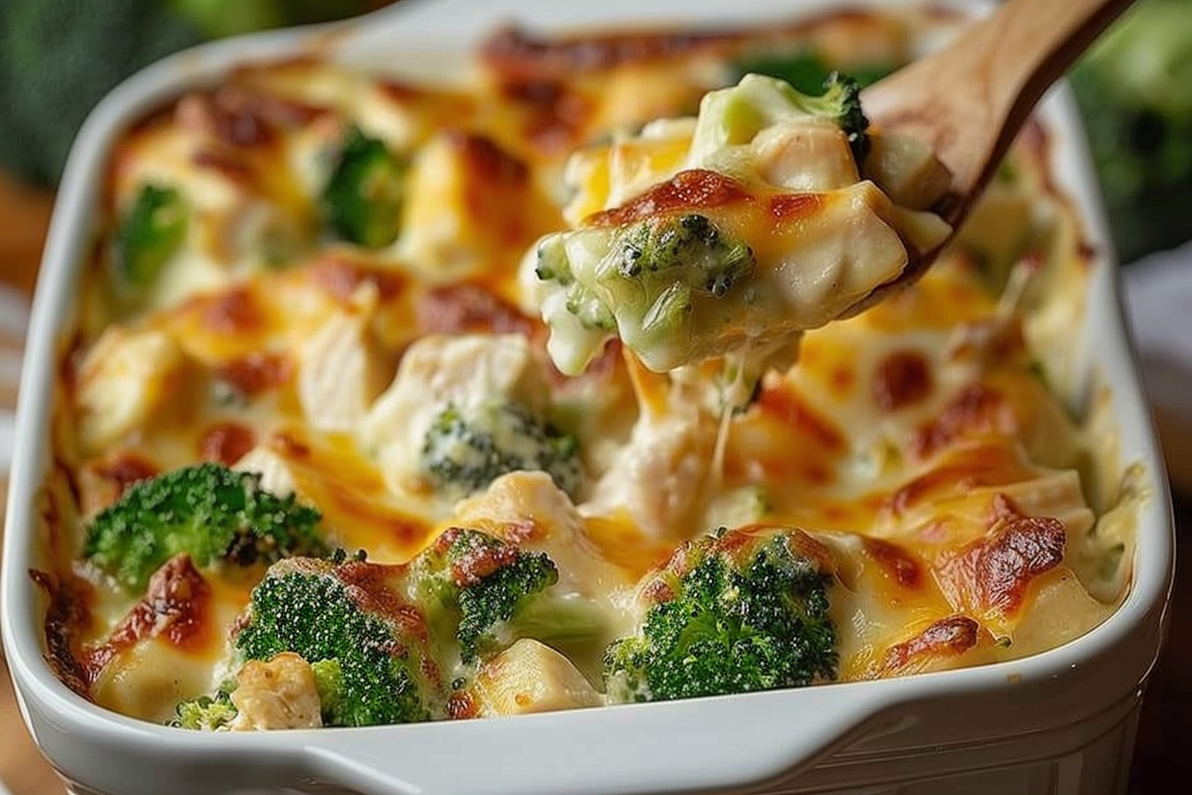 Broccoli Chicken Cheese Casserole