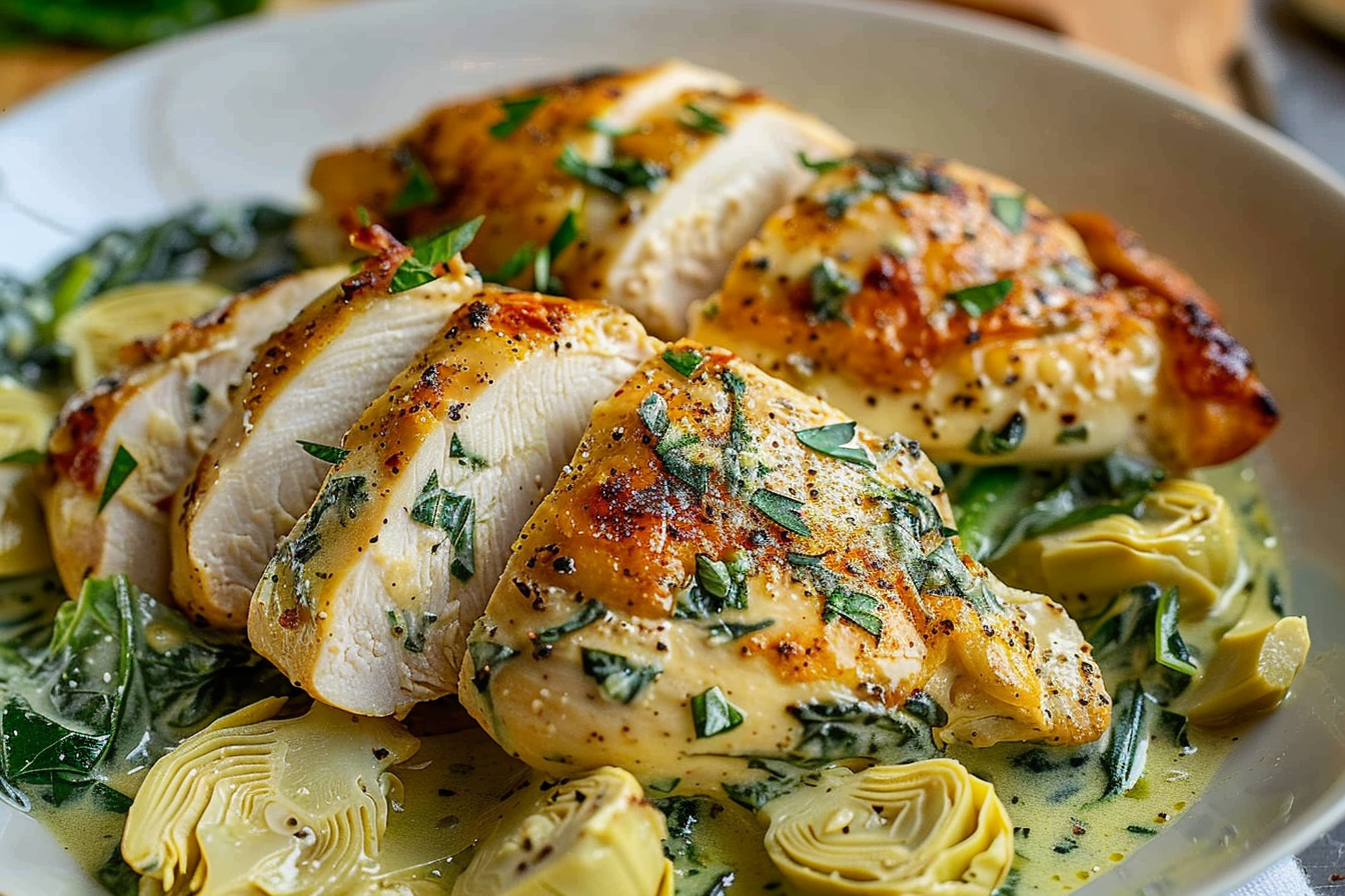 Spinach and Artichoke Chicken