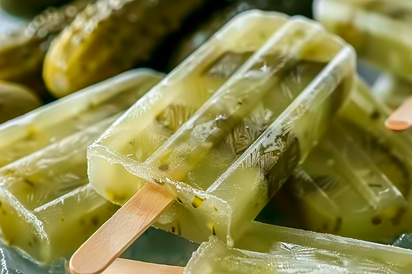 Zesty Pickle Pops