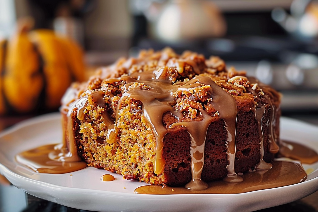 Sweet Potato Honeybun Cake