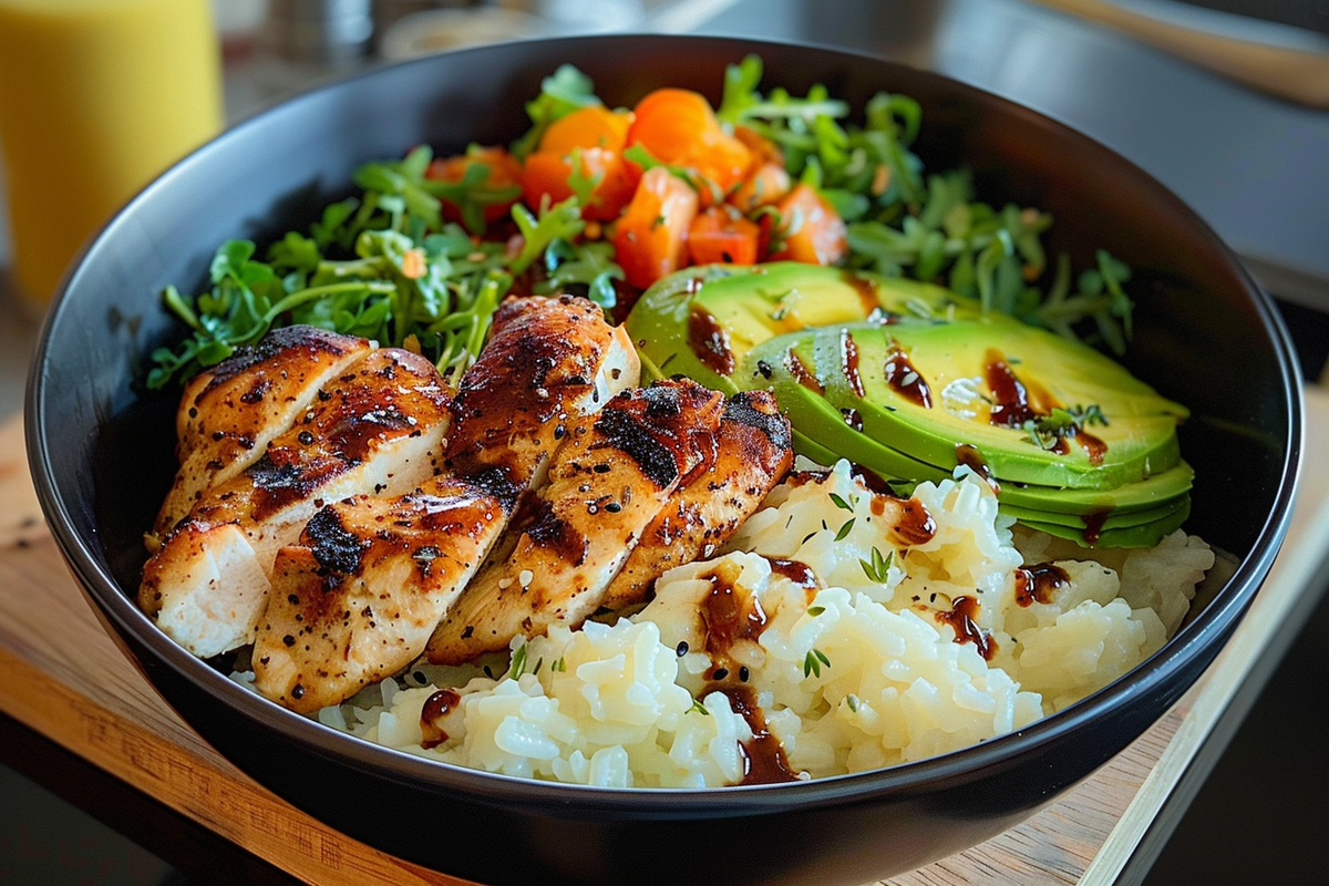 Lemon Herb Quinoa with Grilled Zucchini
