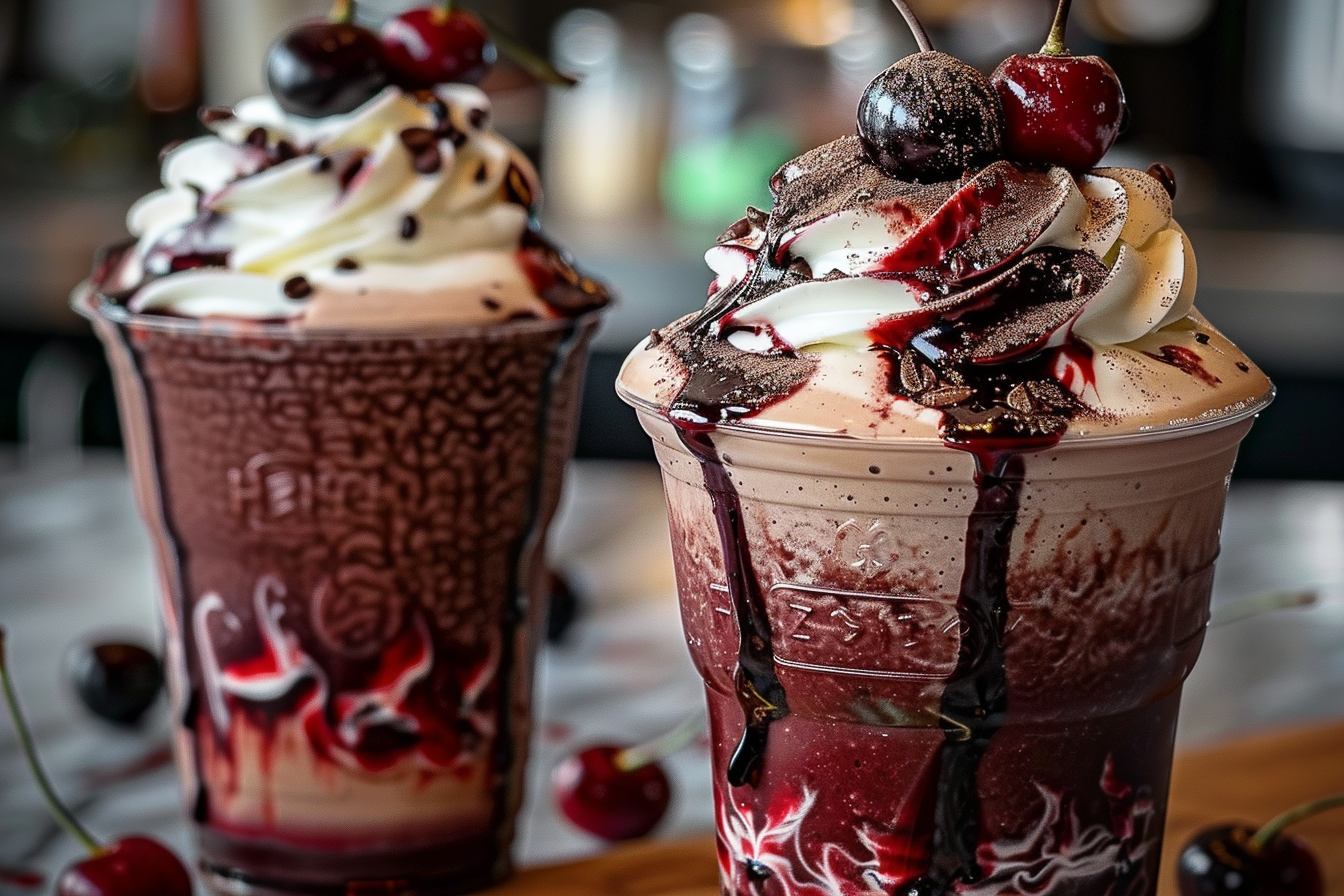 Dark Cherry Mocha Frappuccino