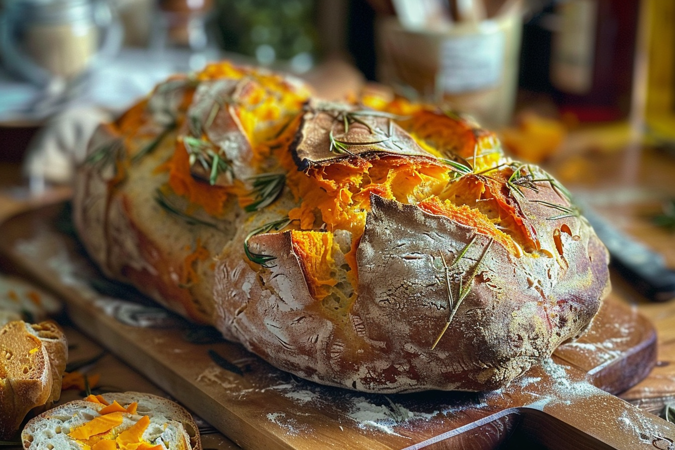 Rustic Sweet Potato and Sage Artisan Loaf