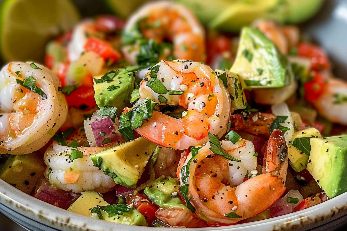 Zesty Lime Shrimp and Avocado Salad