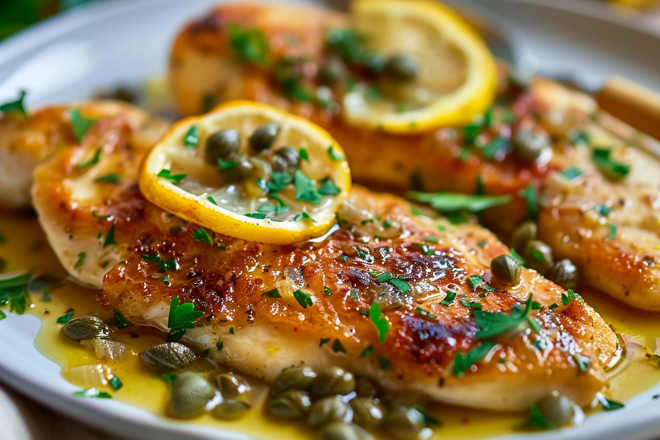 Chicken Piccata with Lemon & Capers