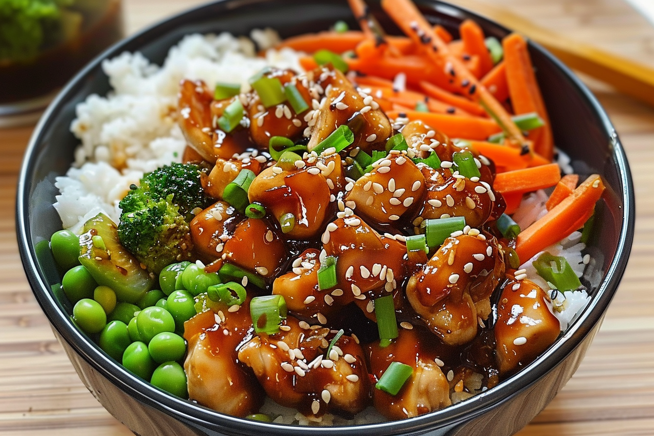 Sticky Teriyaki Chicken Bowl
