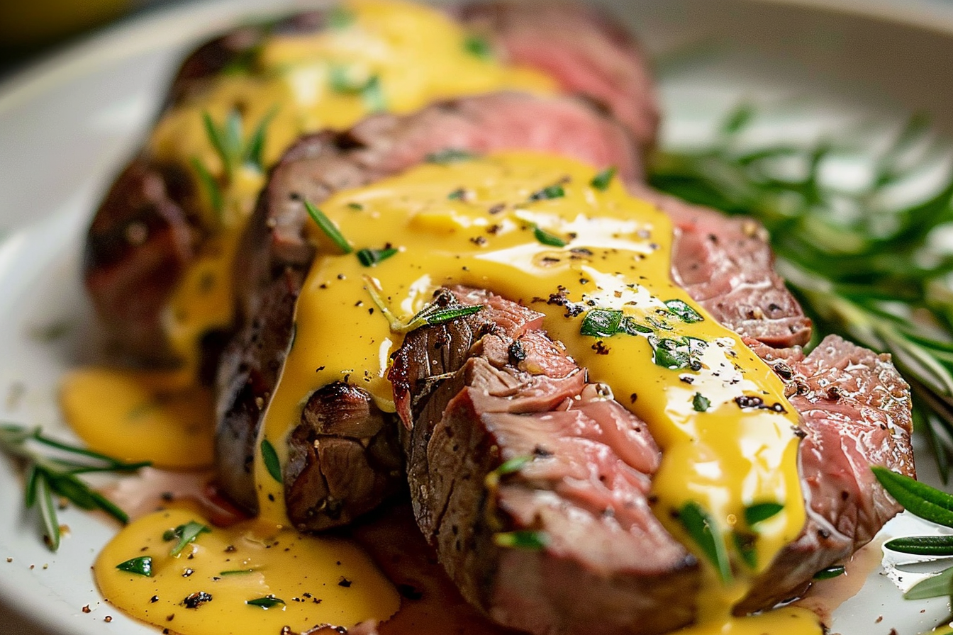 Tenderloin with Easy Bearnaise Sauce