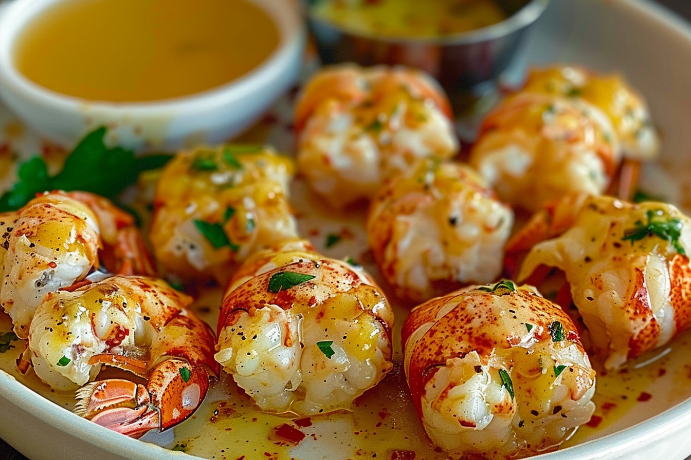 Garlic Butter Lobster Bites