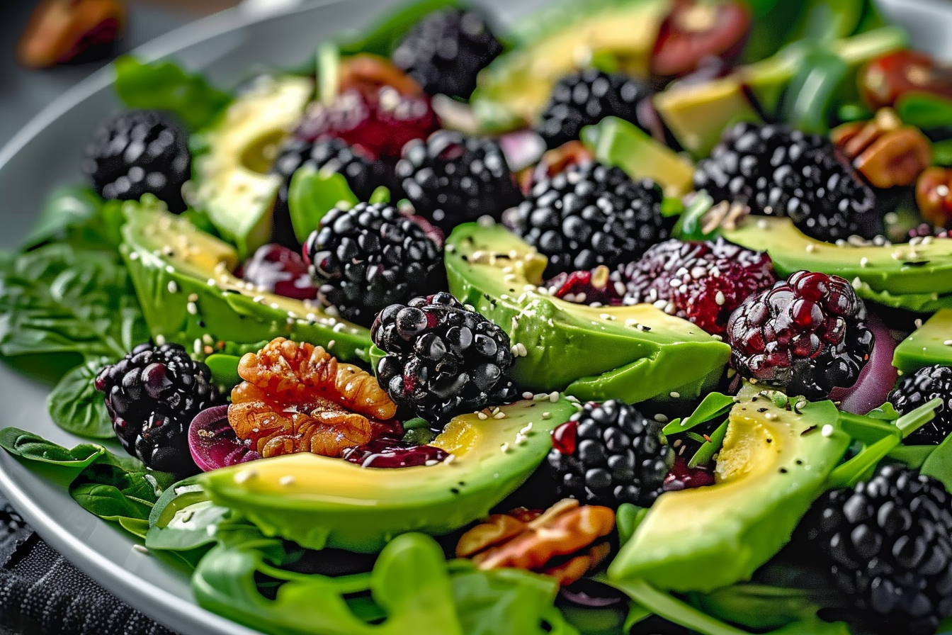 Blackberry Avocado Salad