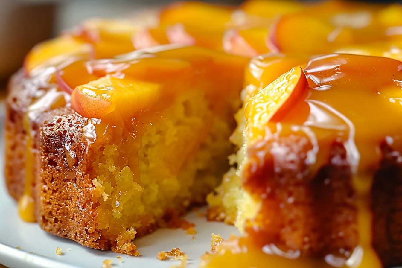 Irresistible Summer Peach Cake