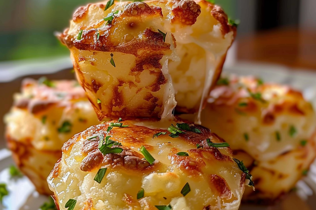 Cheesy Mashed Potato Puffs